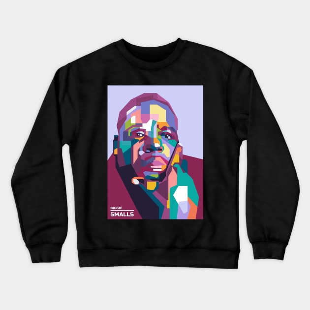 Abstract rapper in WPAP Crewneck Sweatshirt by smd90